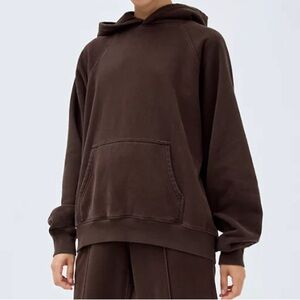 Aritzia TNA Cozy Fleece Mega Fit Hoodie 🤎